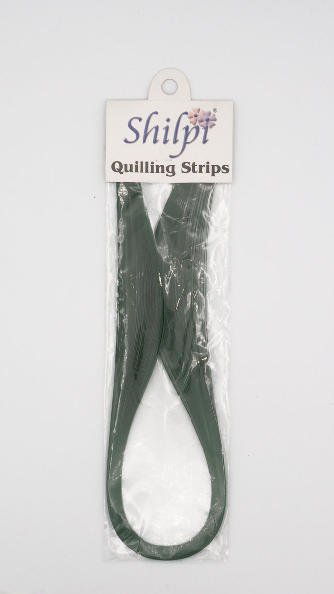 quilling-strips-dark-green