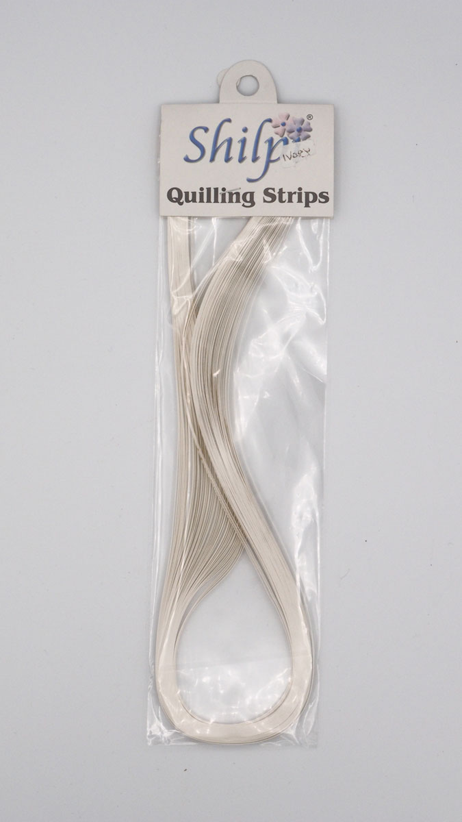 quilling strips ivory
