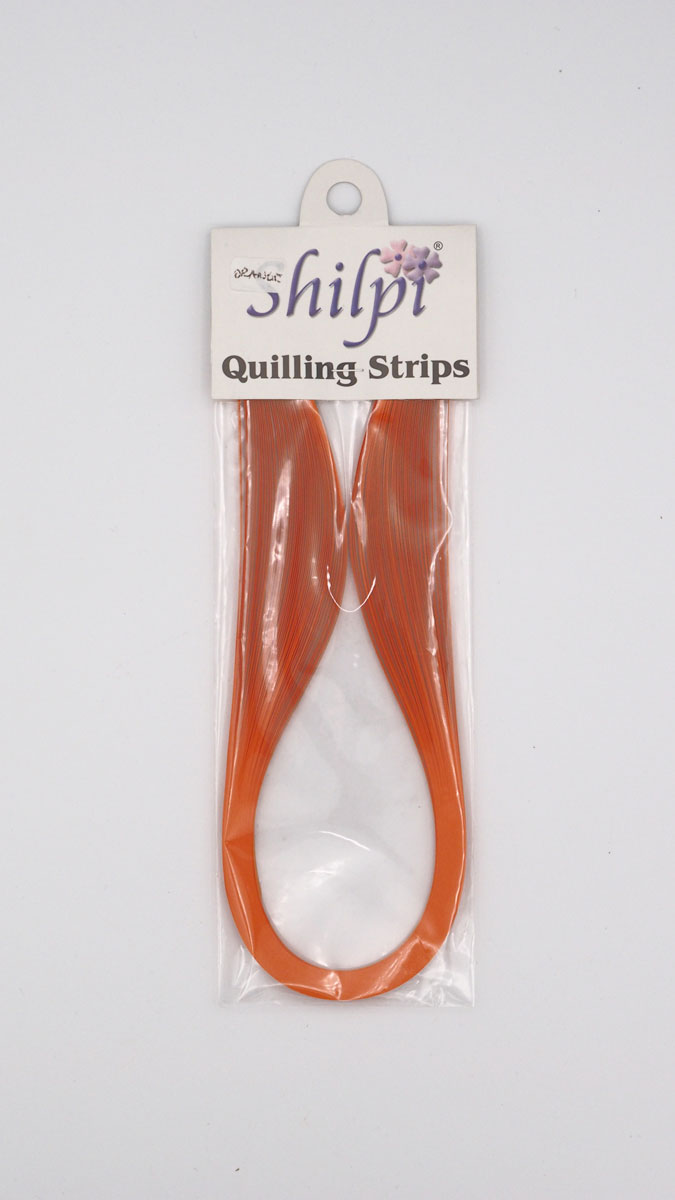 Quilling Strips Dark Orange