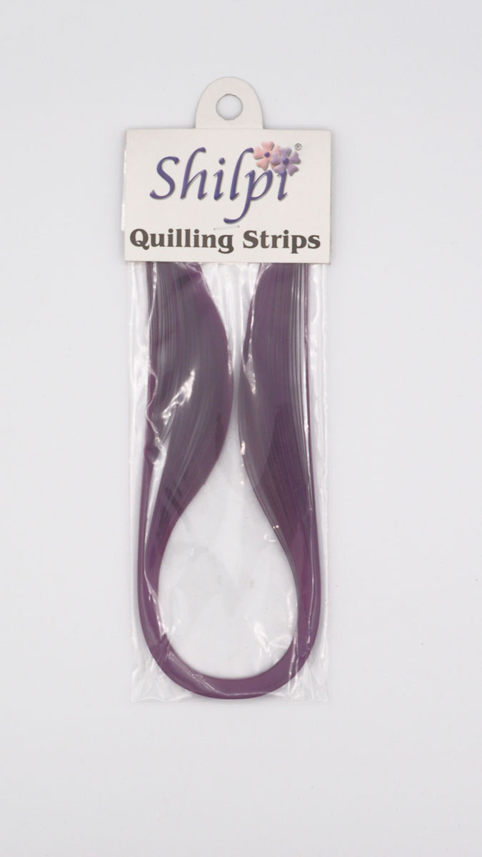 quilling strips purple