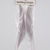 Quilling strips white