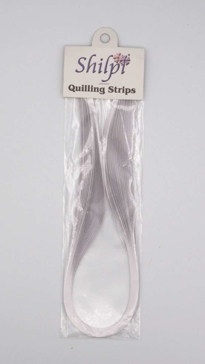 Quilling strips white